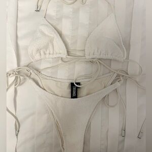 TRIANGL Vinca Bikini Set White Terry